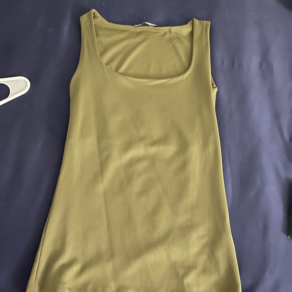Zara tin top for under the blazer